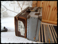 vanha matkalaukku